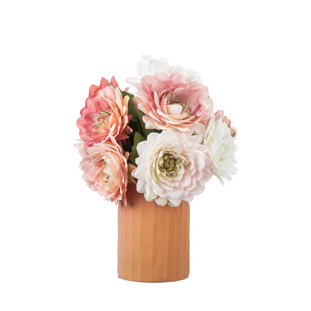 MW52663 Artificial Flower Dahlia Hot Selling Garden Wedding Decoration Decorative Flower