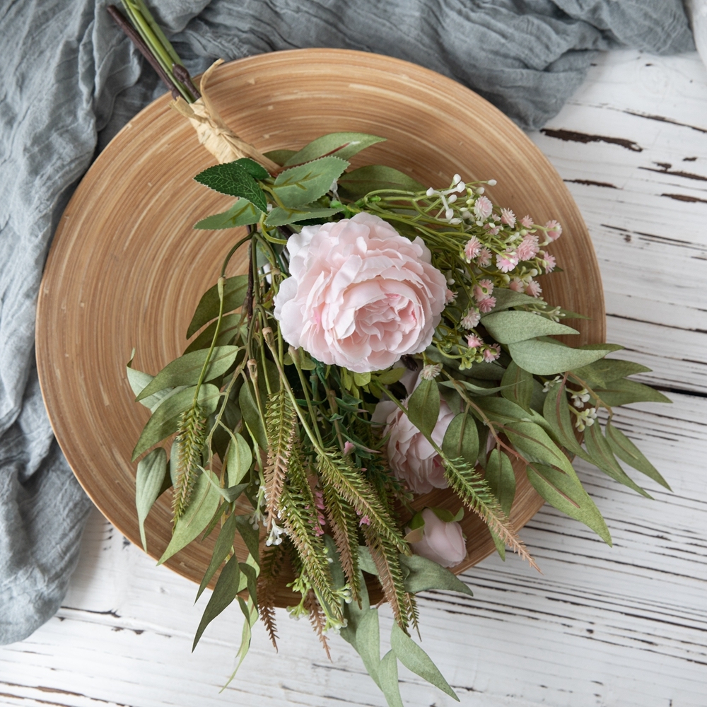 CF01133 Artificial Rose Bouquet New Design Garden Wedding Decoration Bridal Bouquet