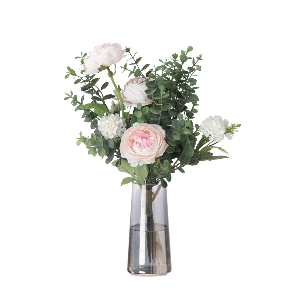 CF01142 Artificial Lotus Hydrangea Bouquet New Design Garden Wedding Decoration