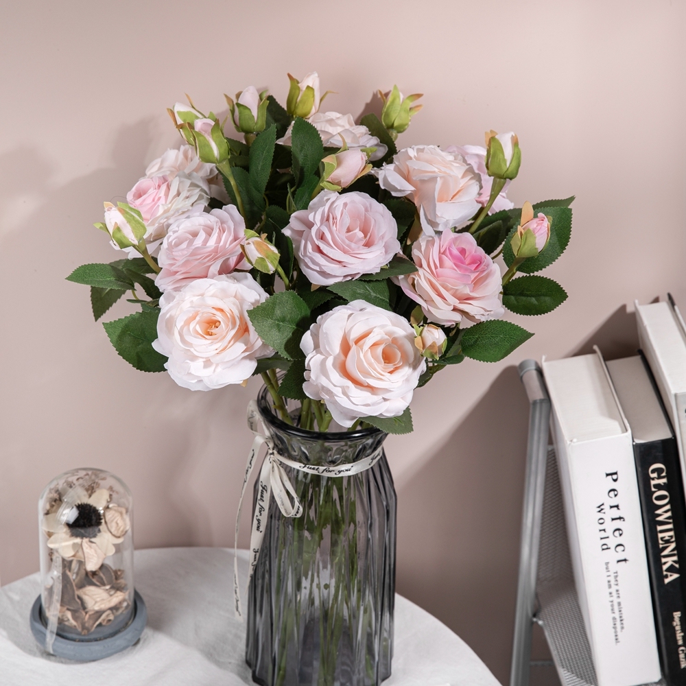 MW51011 Artificial Flower Rose New Design Silk Flowers Wedding Decoration Valentine's Day gift