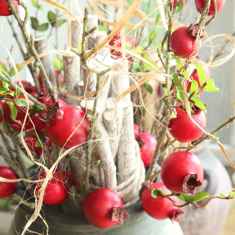 MW10884 New Design Artificial Flower Berry Fruit Pomegranate Made by Foam For Wedding Supplies