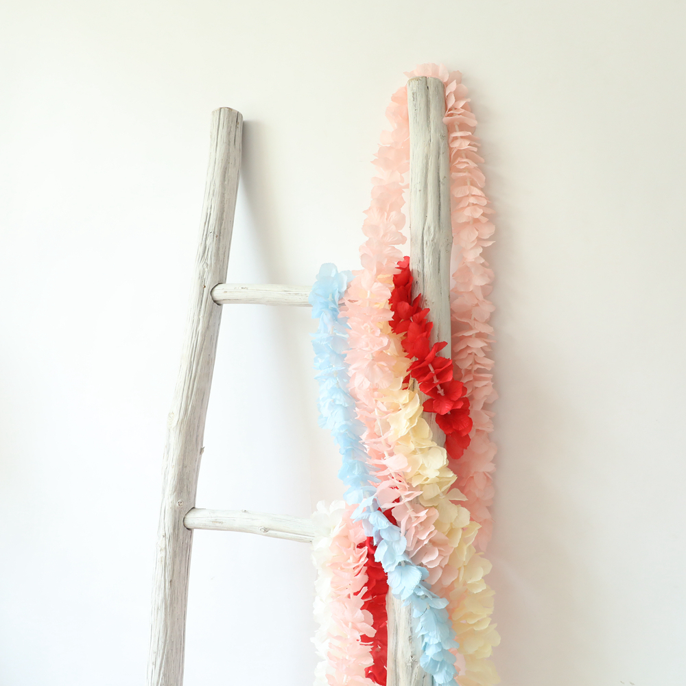 MW29900 New Design 1meter Length White Wisteria Garland Colorful Artificial Flowers Silk Wedding Wisteria Vine Made in China