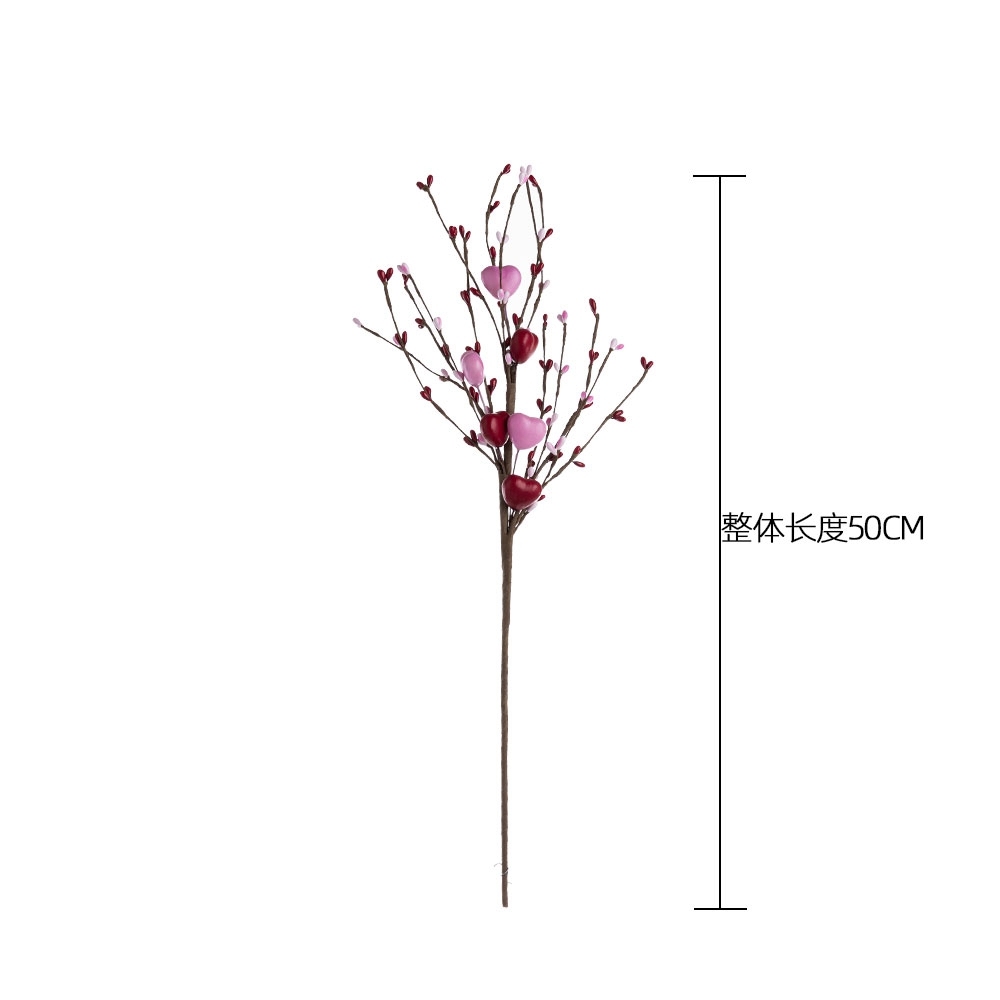 CL02001 Love Berry Branches PE artificial Flower Decoration DIY for Home Party Wedding Decoration Valentine's Day Event