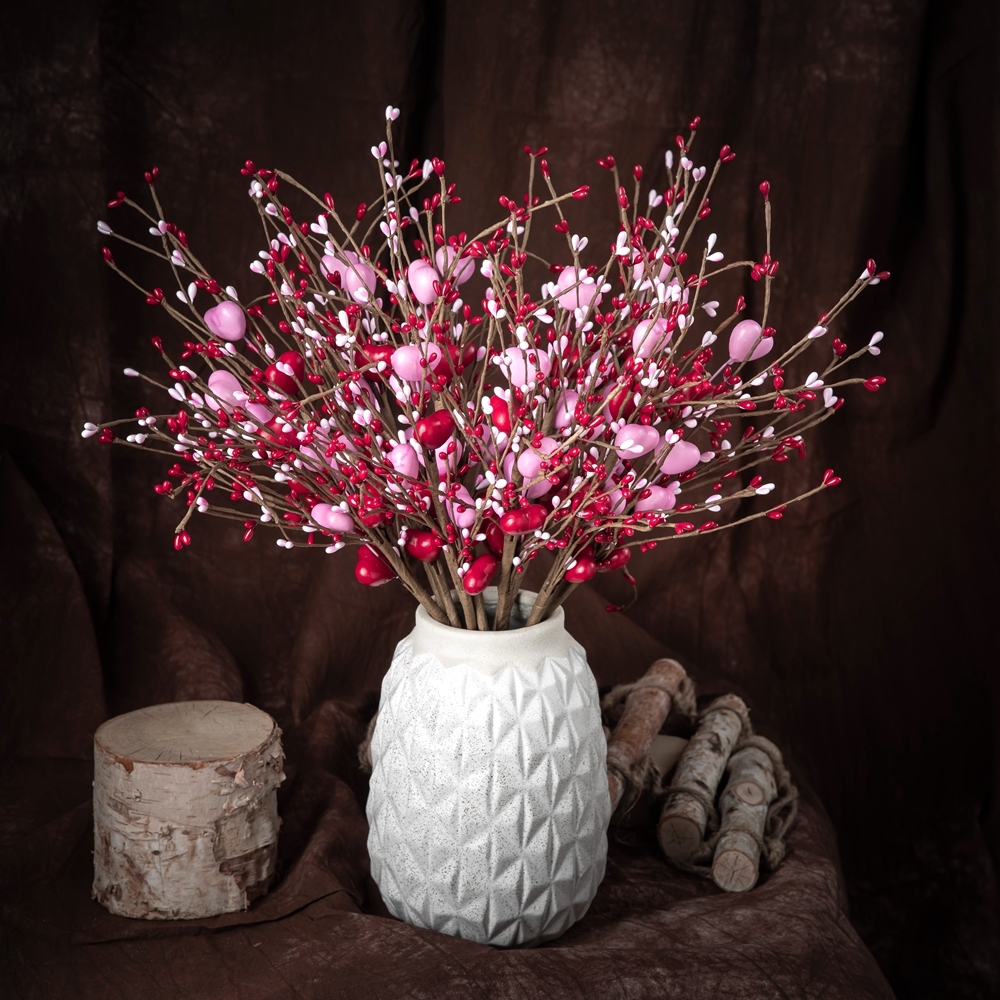 CL02001 Love Berry Branches PE artificial Flower Decoration DIY for Home Party Wedding Decoration Valentine's Day Event