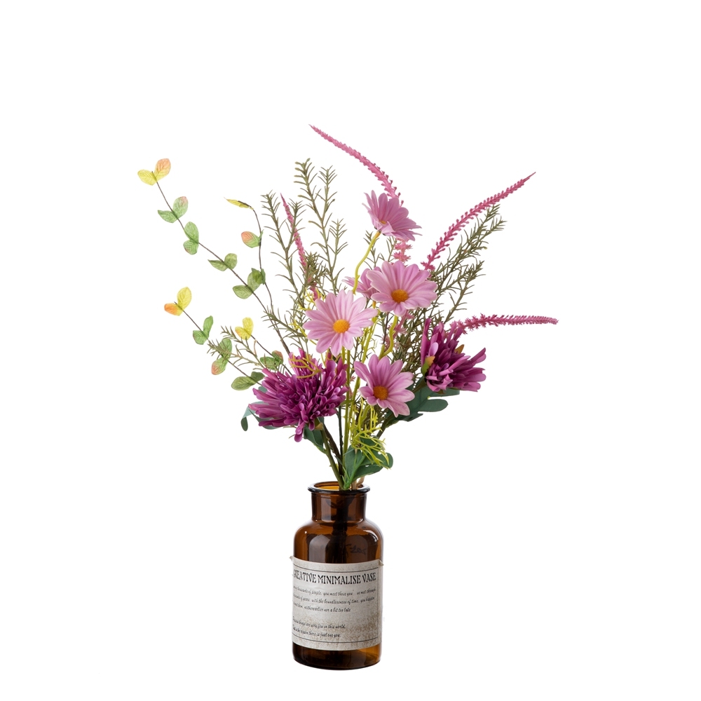 CF01246 Development China High Quality Real Touch Chrysanthemum Pu Gerbera Plastic Greenery For Home Decoration