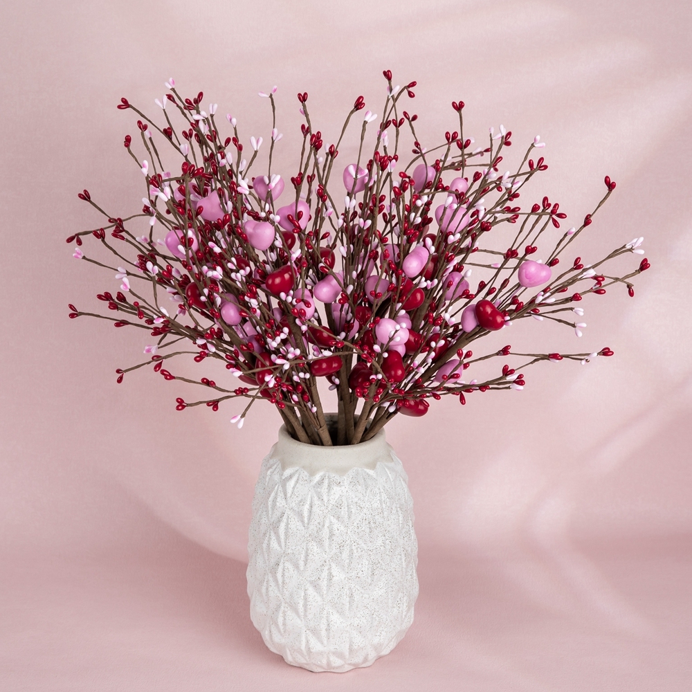 CL02001 Love Berry Branches PE artificial Flower Decoration DIY for Home Party Wedding Decoration Valentine's Day Event