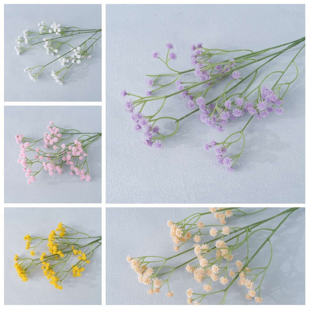 CL08001 Baby's Breath Artificial Flowers for Gypsophila DIY Floral Bouquets Arrangement Wedding Home Decor Garden Decoration