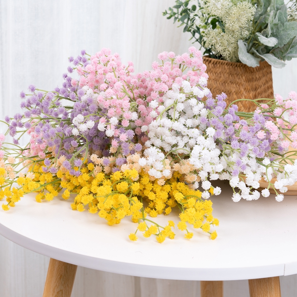 CL08001 Baby's Breath Artificial Flowers for Gypsophila DIY Floral Bouquets Arrangement Wedding Home Decor Garden Decoration