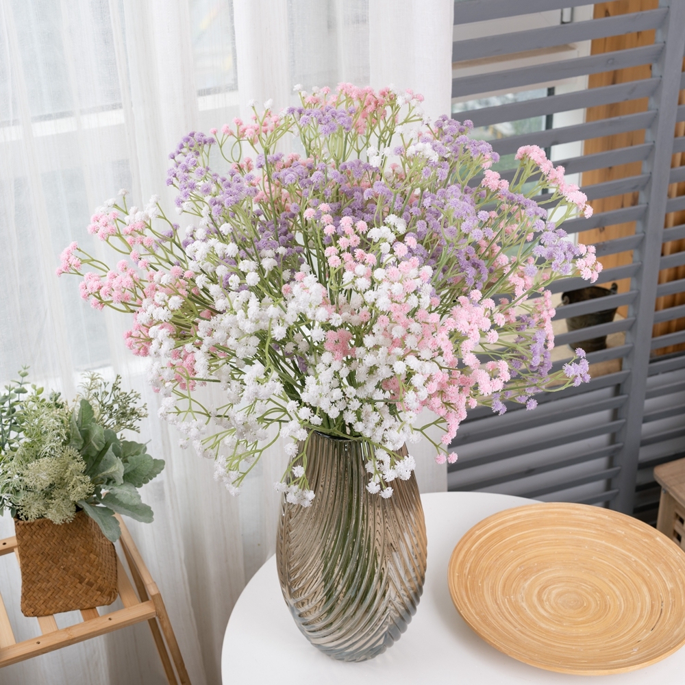 CL08001 Baby's Breath Artificial Flowers for Gypsophila DIY Floral Bouquets Arrangement Wedding Home Decor Garden Decoration