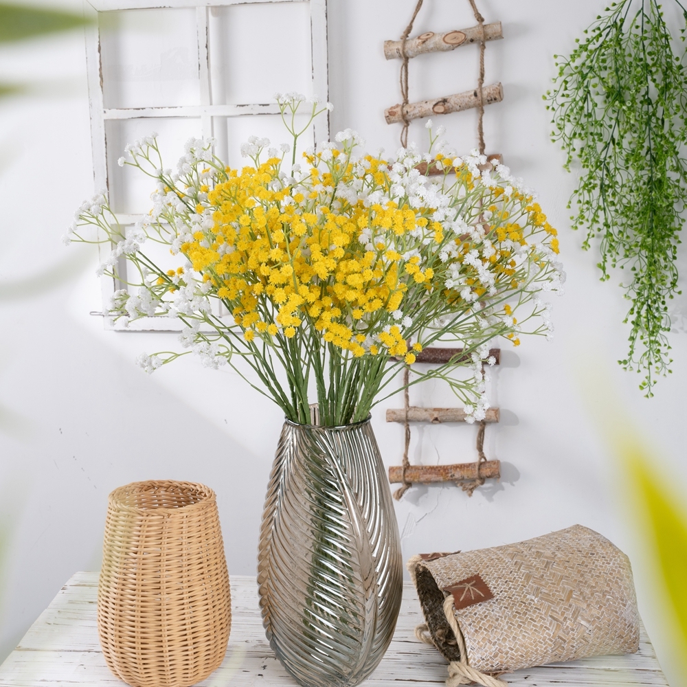 CL08001 Baby's Breath Artificial Flowers for Gypsophila DIY Floral Bouquets Arrangement Wedding Home Decor Garden Decoration