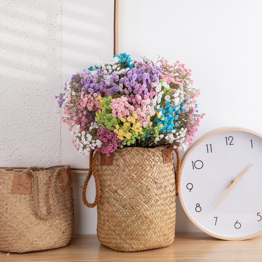 DY1-484 Realistic Artificial Flower Plant Plastic Gypsophila For Wedding Supplies