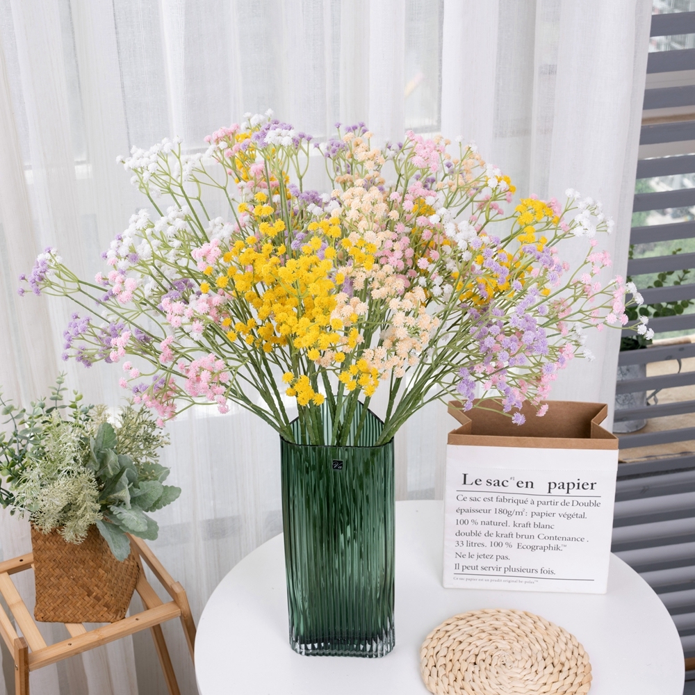 CL08001 Baby's Breath Artificial Flowers for Gypsophila DIY Floral Bouquets Arrangement Wedding Home Decor Garden Decoration