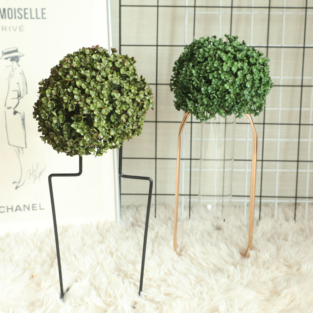 DY1-2531A Hot Selling Pastoral Grass Plant Topiary wedding christmas Boxwood Ball decoration for Wedding Decoration