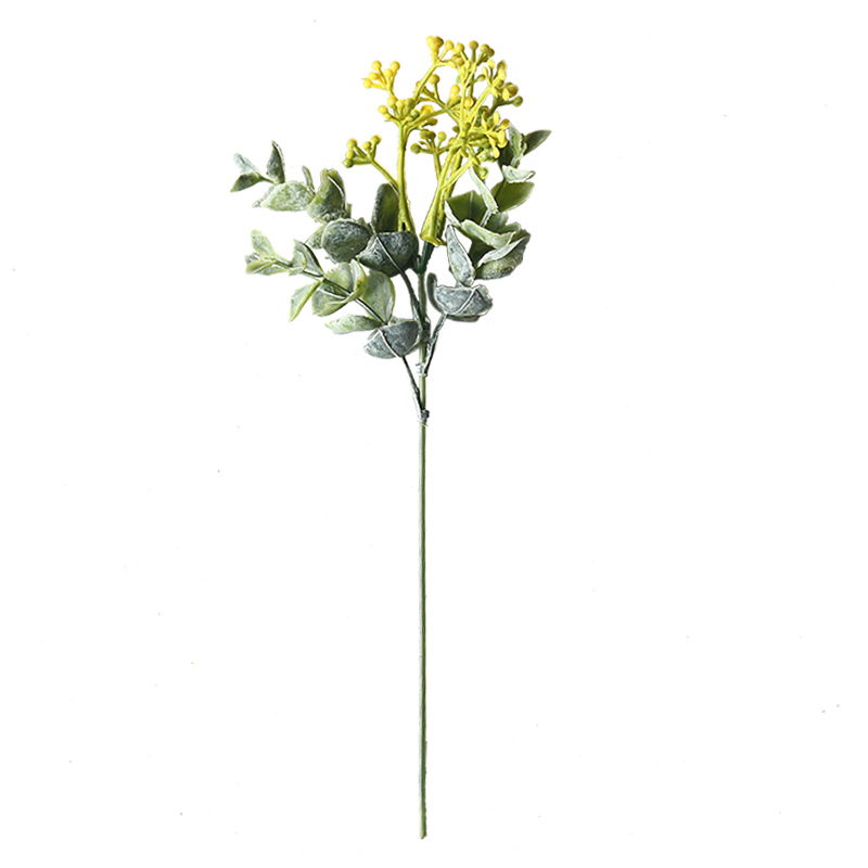 DY1-3169 Cheap Artificial Flower Plant Plastic Berry Eucalyptus Flowers Made In China For Wedding Centerpieces