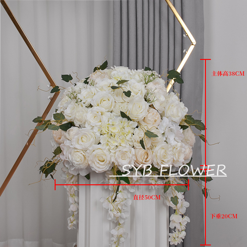 Customized Wedding Arch Silk Artificial Flowers Gate Flowers Wedding Arch Backdrop For Wedding Entrance Decoration