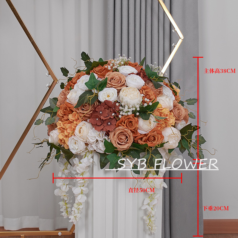 Customized Wedding Arch Silk Artificial Flowers Gate Flowers Wedding Arch Backdrop For Wedding Entrance Decoration