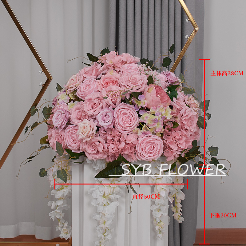 Customized Wedding Arch Silk Artificial Flowers Gate Flowers Wedding Arch Backdrop For Wedding Entrance Decoration