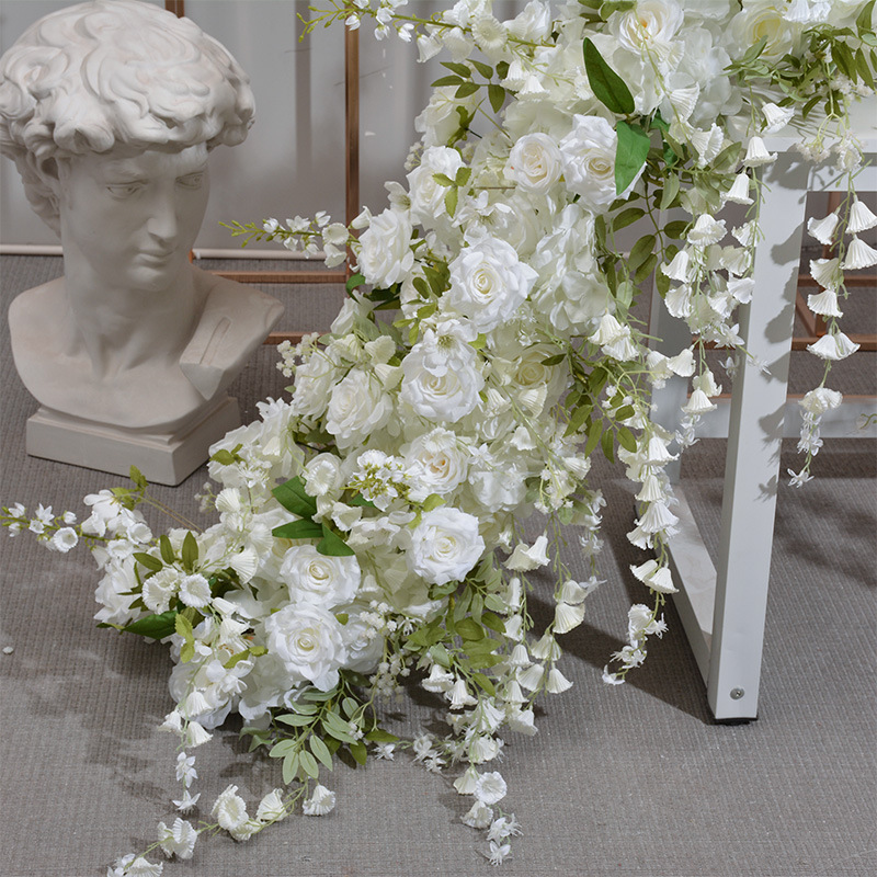 Customized Wedding Arch Silk Artificial Flowers Gate Flowers Wedding Arch Backdrop For Wedding Entrance Decoration
