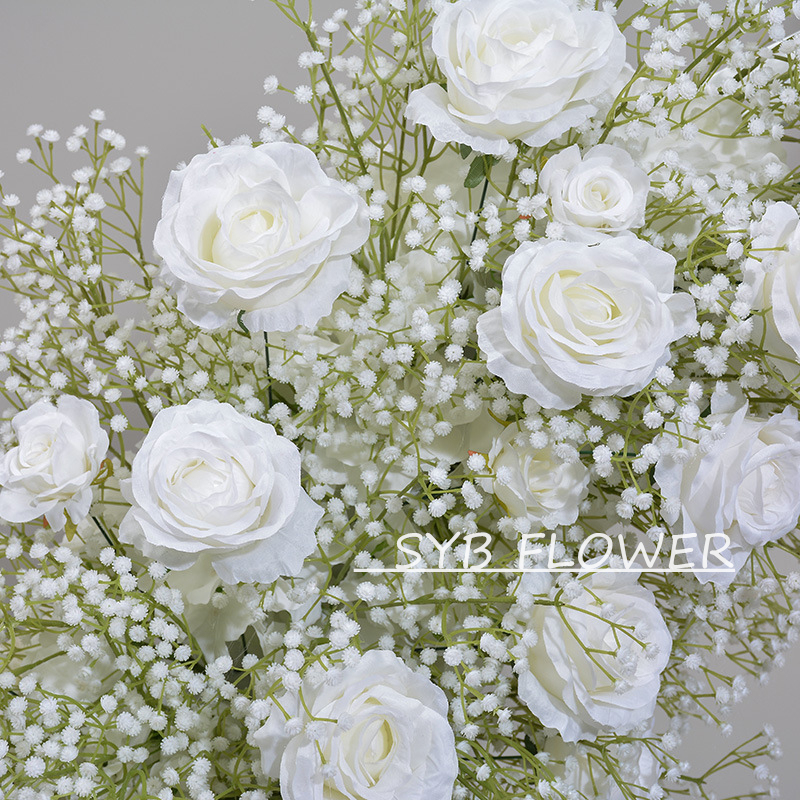 Customized Wedding Arch Silk Artificial Flowers Gate Flowers Wedding Arch Backdrop For Wedding Entrance Decoration