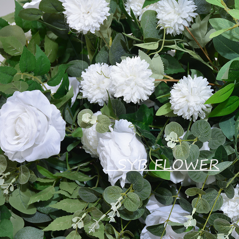 Customized Wedding Arch Silk Artificial Flowers Gate Flowers Wedding Arch Backdrop For Wedding Entrance Decoration