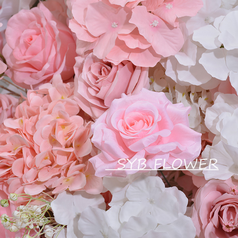 Customized Wedding Arch Silk Artificial Flowers Gate Flowers Wedding Arch Backdrop For Wedding Entrance Decoration