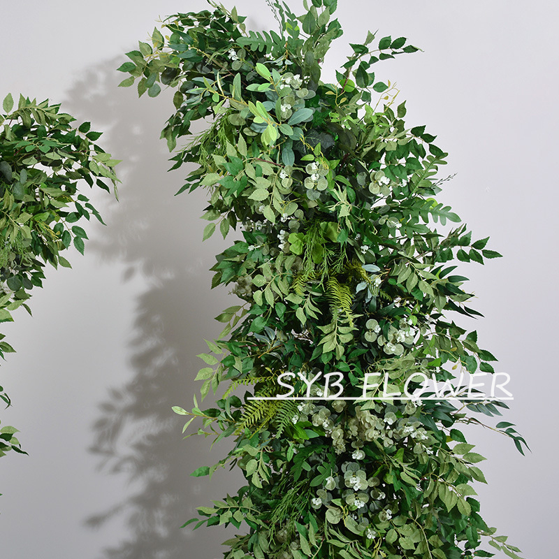 Customized Wedding Arch Silk Artificial Flowers Gate Flowers Wedding Arch Backdrop For Wedding Entrance Decoration