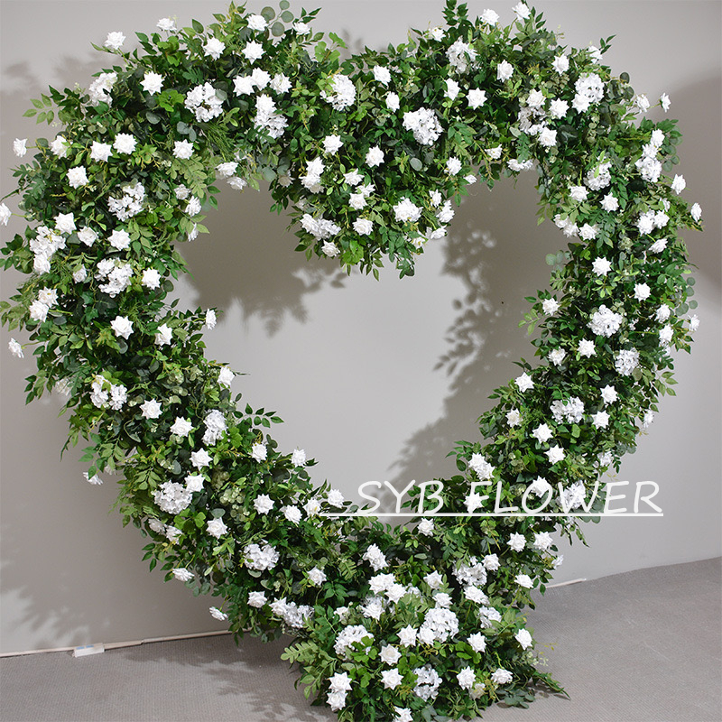 Customized Wedding Arch Silk Artificial Flowers Gate Flowers Wedding Arch Backdrop For Wedding Entrance Decoration