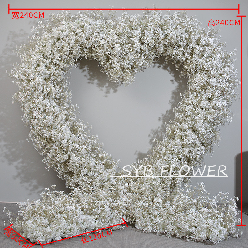 Customized Wedding Arch Silk Artificial Flowers Gate Flowers Wedding Arch Backdrop For Wedding Entrance Decoration