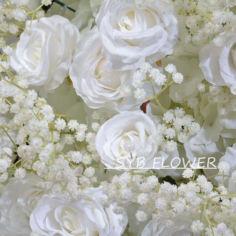 Customized Wedding Arch Silk Artificial Flowers Gate Flowers Wedding Arch Backdrop For Wedding Entrance Decoration