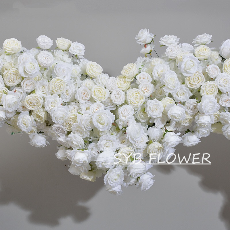 Customized Wedding Arch Silk Artificial Flowers Gate Flowers Wedding Arch Backdrop For Wedding Entrance Decoration