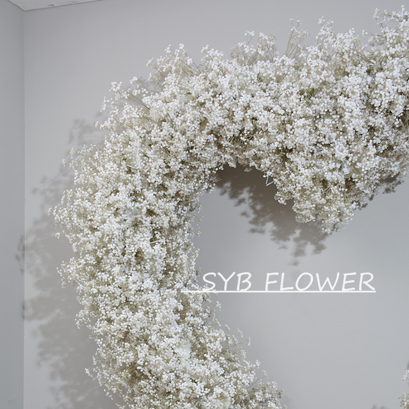 Customized Wedding Arch Silk Artificial Flowers Gate Flowers Wedding Arch Backdrop For Wedding Entrance Decoration