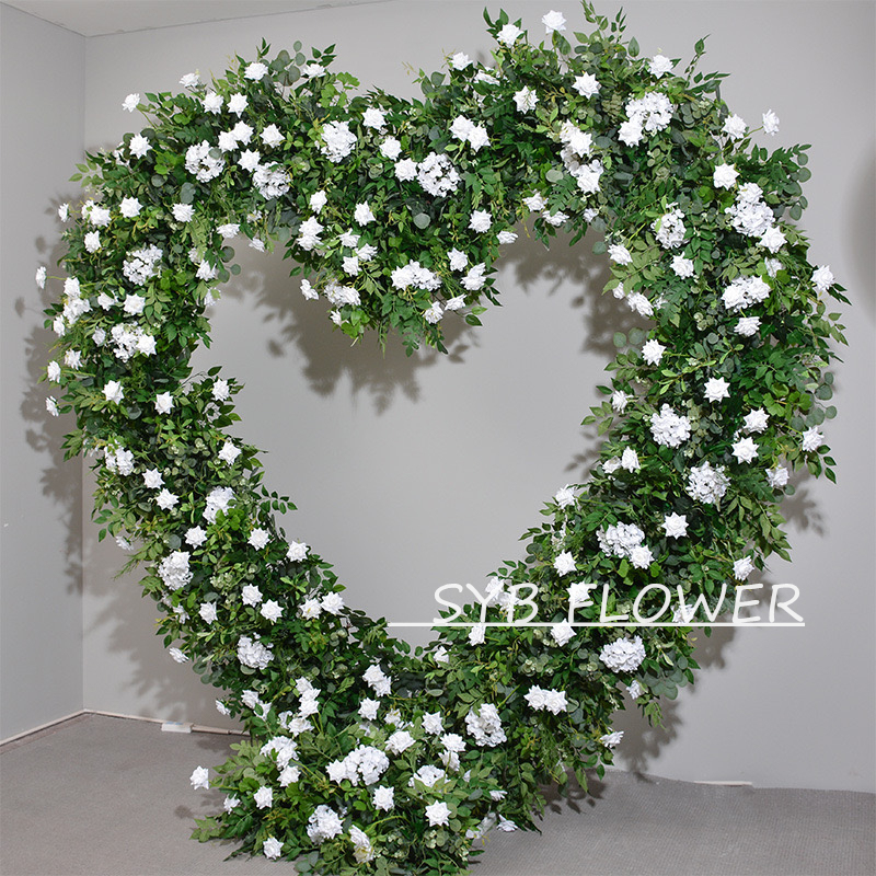 Customized Wedding Arch Silk Artificial Flowers Gate Flowers Wedding Arch Backdrop For Wedding Entrance Decoration