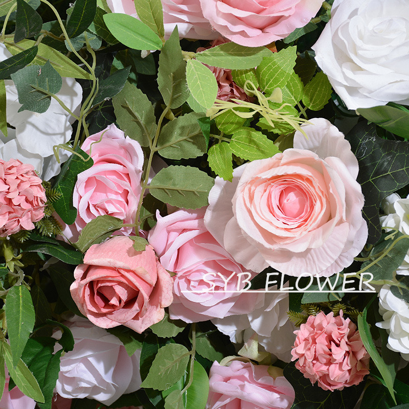 Customized Wedding Arch Silk Artificial Flowers Gate Flowers Wedding Arch Backdrop For Wedding Entrance Decoration