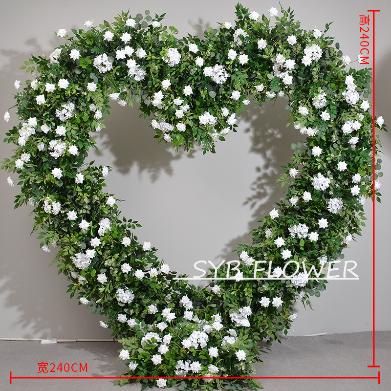 Customized Wedding Arch Silk Artificial Flowers Gate Flowers Wedding Arch Backdrop For Wedding Entrance Decoration