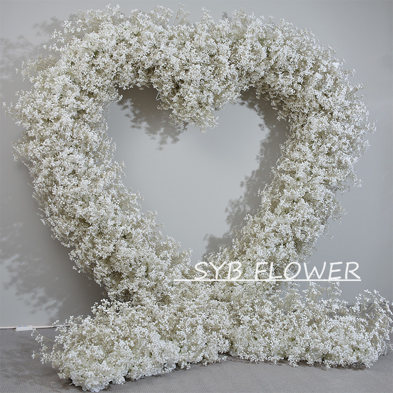 Customized Wedding Arch Silk Artificial Flowers Gate Flowers Wedding Arch Backdrop For Wedding Entrance Decoration