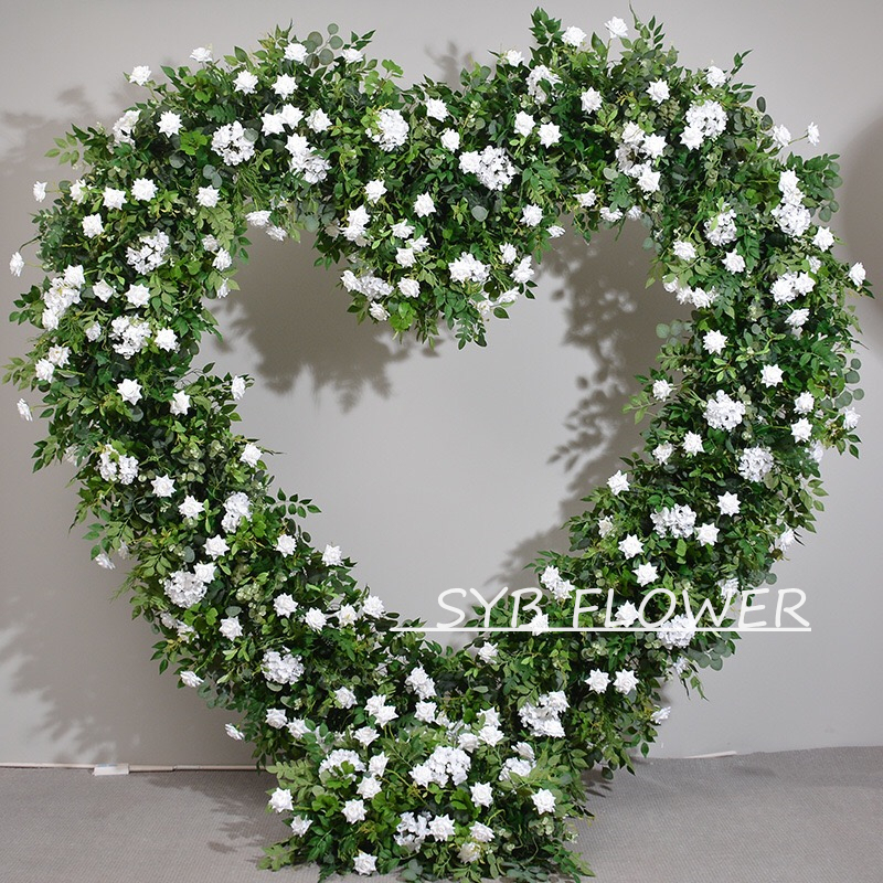Customized Wedding Arch Silk Artificial Flowers Gate Flowers Wedding Arch Backdrop For Wedding Entrance Decoration