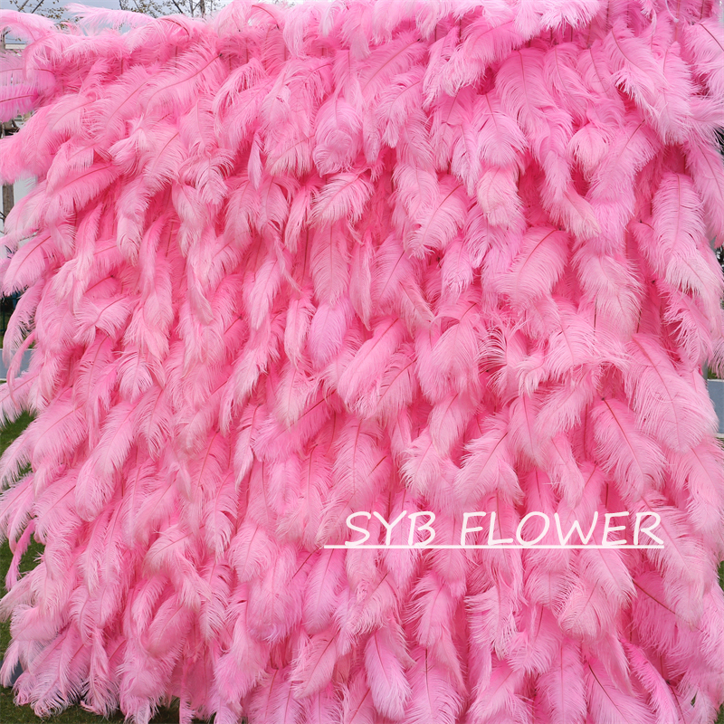 #HE-BD086 Customized 3D/5D Cloth Back Roll up Articifial Flower Wall Backdrop For Wedding Event Party Decoration