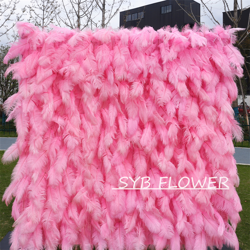 #HE-BD086 Customized 3D/5D Cloth Back Roll up Articifial Flower Wall Backdrop For Wedding Event Party Decoration