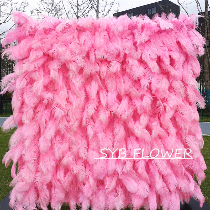 #HE-BD086 Customized 3D/5D Cloth Back Roll up Articifial Flower Wall Backdrop For Wedding Event Party Decoration