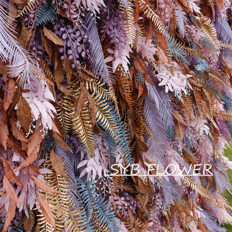 #HE-BD026 Customized 3D/5D Cloth Back Roll up Articifial Flower Wall Backdrop For Wedding Event Party Decoration