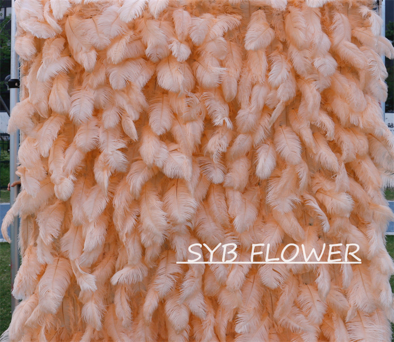 #HE-BD116 Customized 3D/5D Cloth Back Roll up Articifial Flower Wall Backdrop For Wedding Event Party Decoration