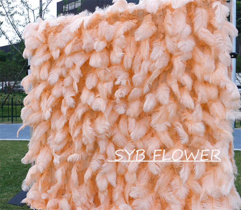 #HE-BD116 Customized 3D/5D Cloth Back Roll up Articifial Flower Wall Backdrop For Wedding Event Party Decoration