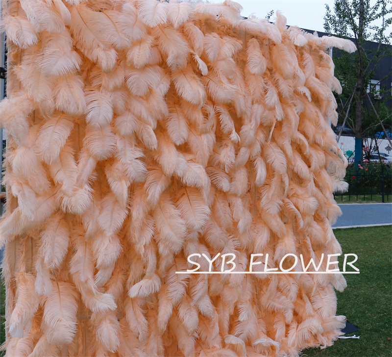 #HE-BD116 Customized 3D/5D Cloth Back Roll up Articifial Flower Wall Backdrop For Wedding Event Party Decoration