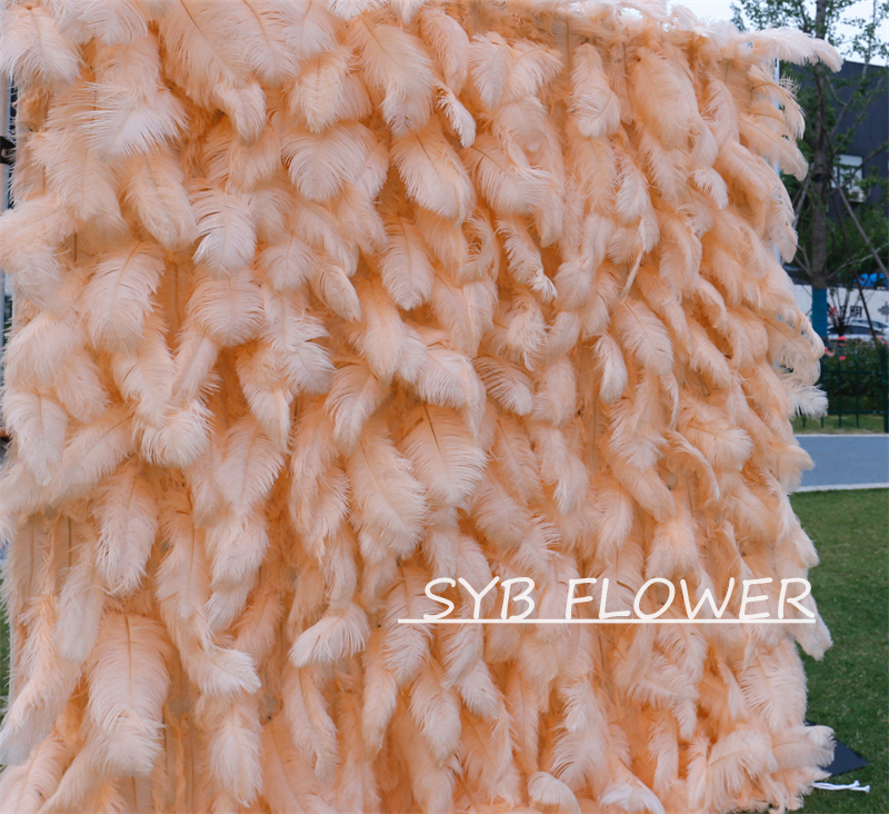 #HE-BD116 Customized 3D/5D Cloth Back Roll up Articifial Flower Wall Backdrop For Wedding Event Party Decoration