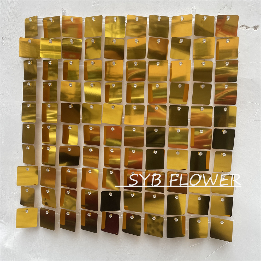 30X30CM Decorations Shiny Walls Shimmer Backdrop Decorative Wedding Event Sequin Background Panel Wall For Party