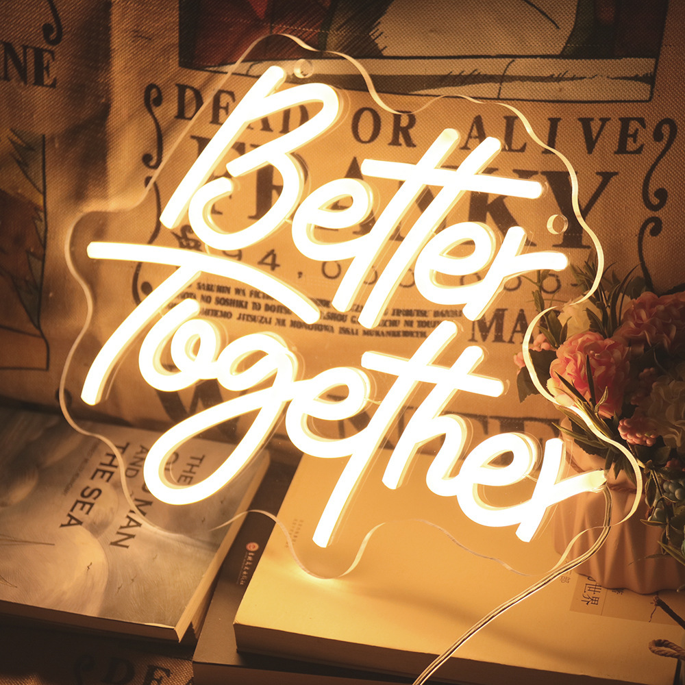 Romantic Flex LED Neon Light Custom Neon Sign For Wedding Home Event Decor Neon Sign Custom