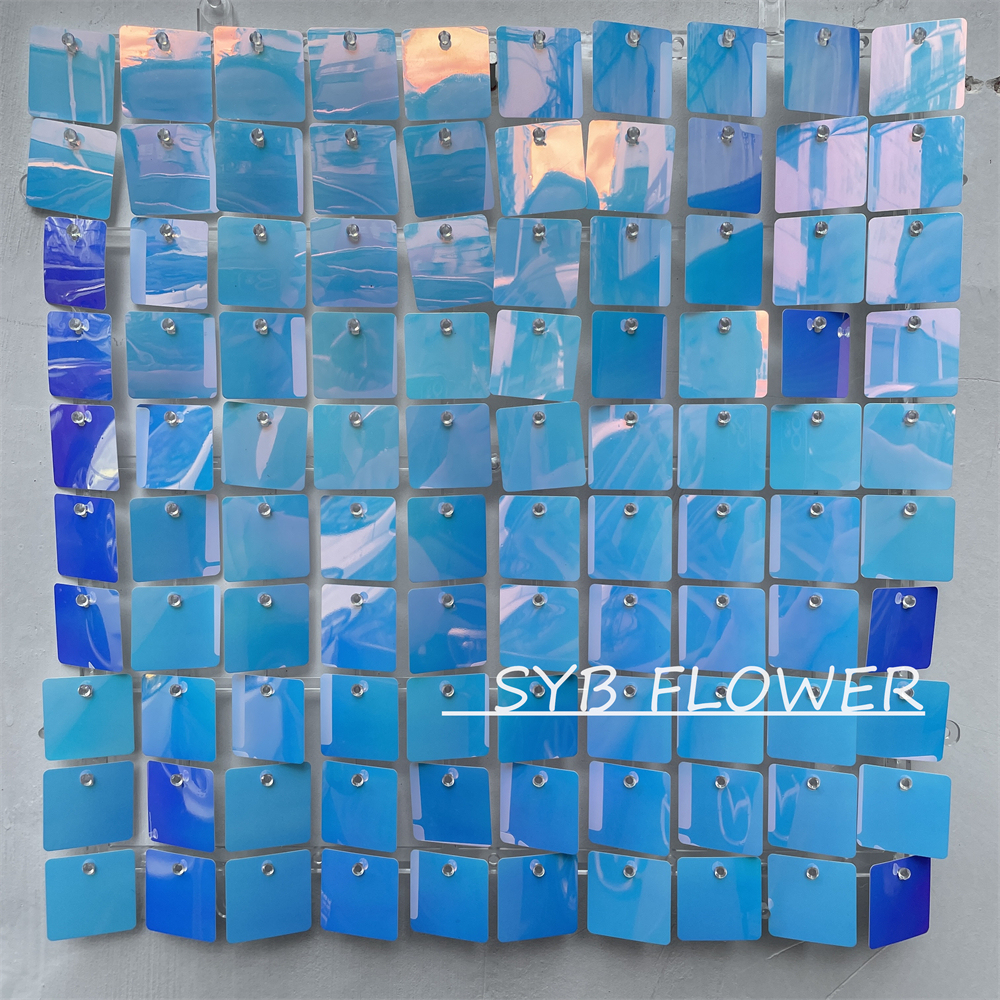 30X30CM Decorations Shiny Walls Shimmer Backdrop Decorative Wedding Event Sequin Background Panel Wall For Party