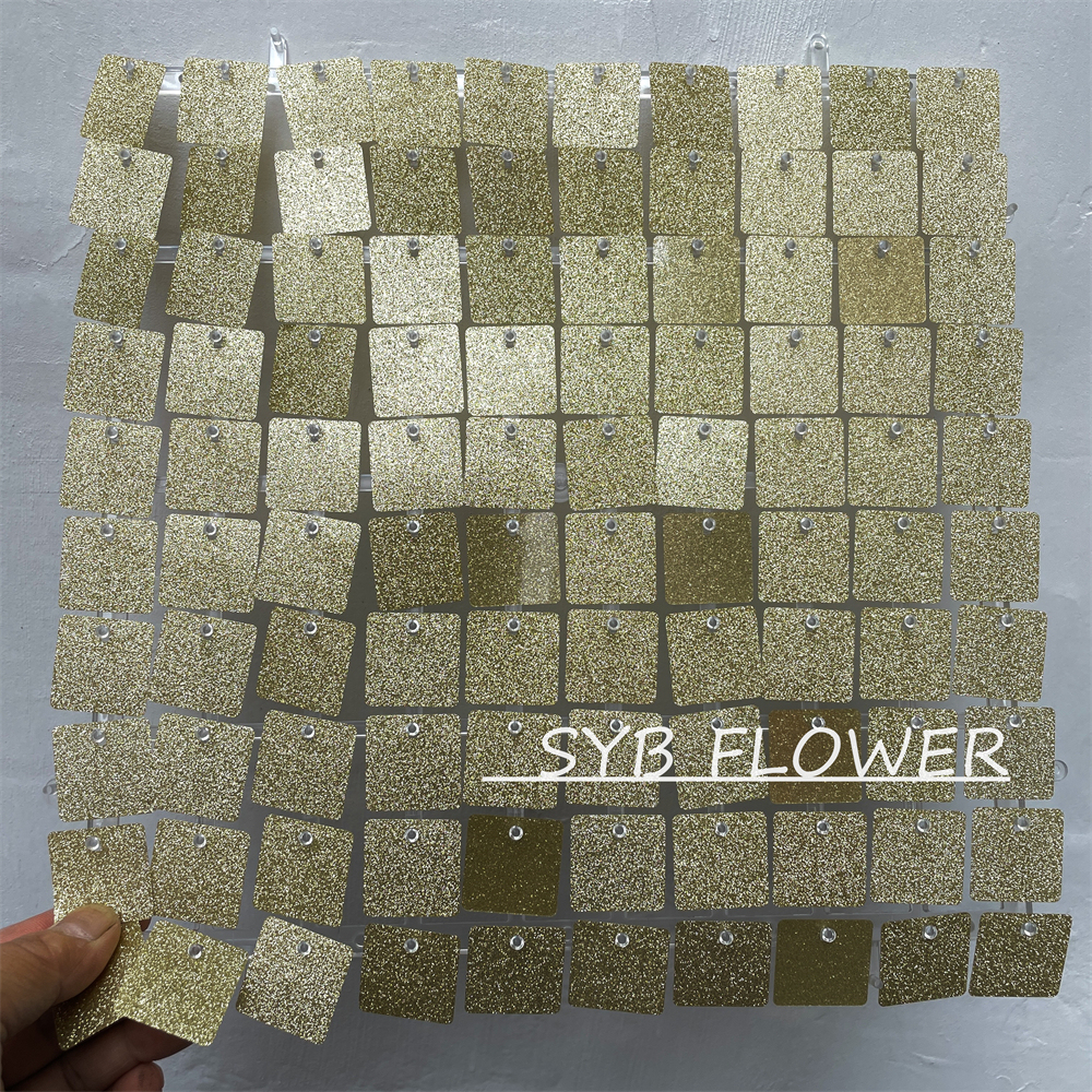 30X30CM Decorations Shiny Walls Shimmer Backdrop Decorative Wedding Event Sequin Background Panel Wall For Party