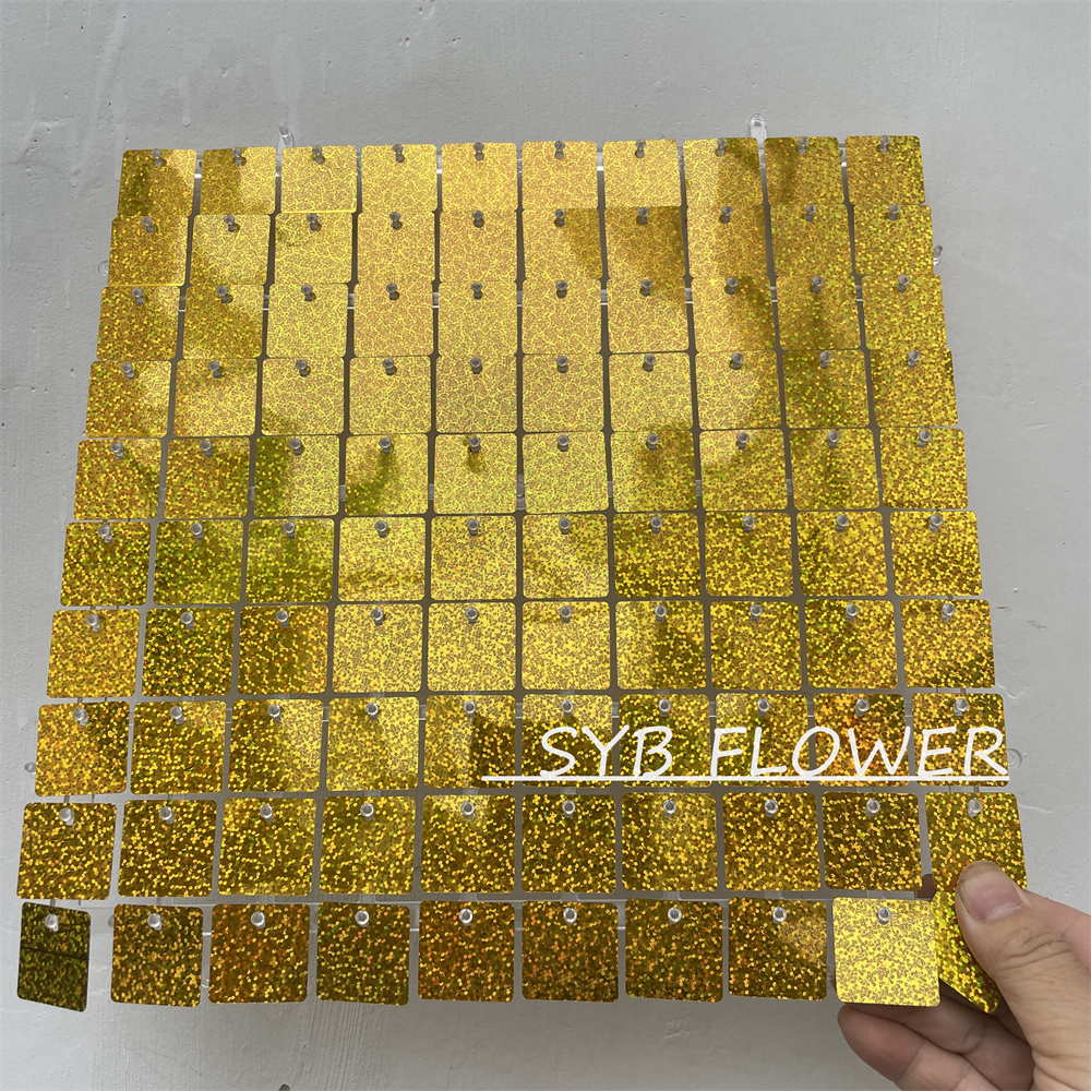 30X30CM Decorations Shiny Walls Shimmer Backdrop Decorative Wedding Event Sequin Background Panel Wall For Party