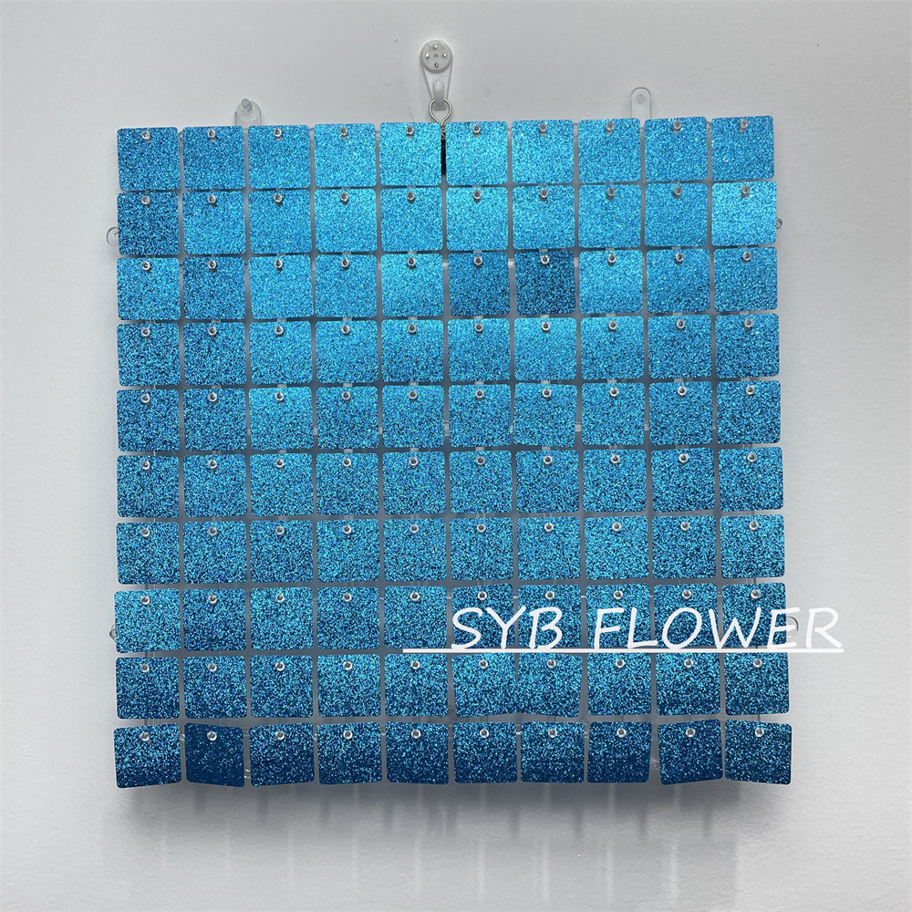30X30CM Decorations Shiny Walls Shimmer Backdrop Decorative Wedding Event Sequin Background Panel Wall For Party